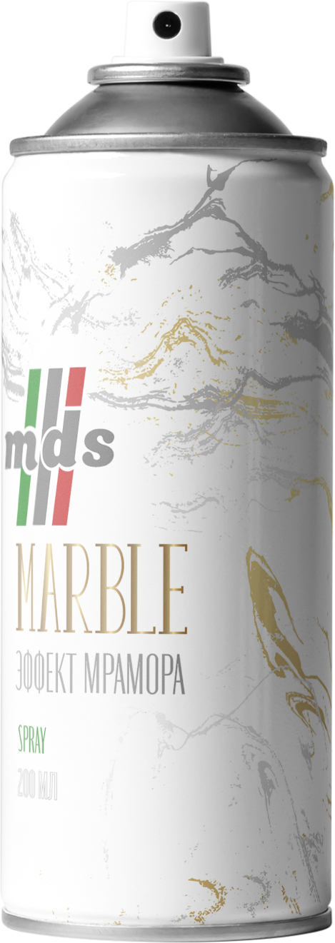 Спрей-краска MDS MARBLE EFFECT SILVER